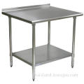 Stainless Steel Work Table (2" Trun Up)